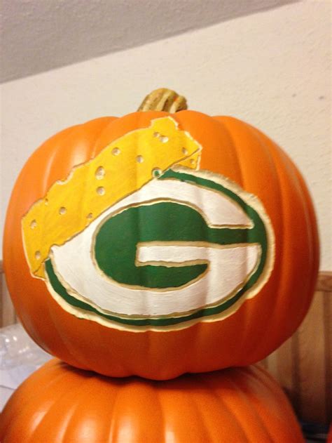 Greenbay Packers Cheeseheads Halloween Jack O Lanterns Pumpkin Carving Packers Halloween