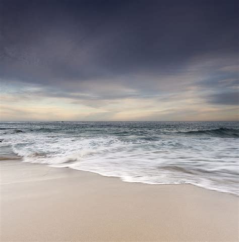 Sea Waves Beach Tide Horizon Hd Phone Wallpaper Peakpx