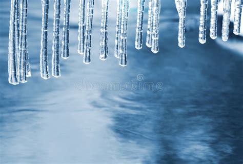 Shiny Icicles Background Stock Image Image Of Hang 130625979