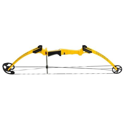 Genesis Archery Original Compound Bow Right Hand Yellow With Arrows