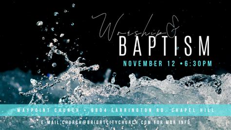Worship Night And Baptism Celebration Bright City Church