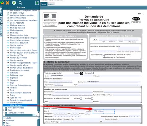 Editions Personnalis Es Et Cerfa Dans Le Logiciel Codial