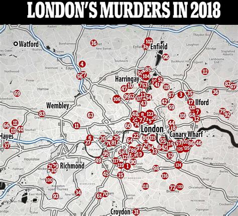 London Borough Map 2019