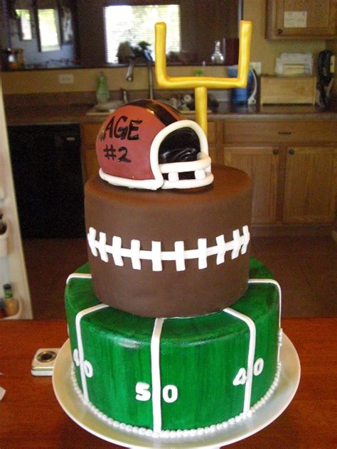 1st birthday cake in blue looking for 1st birthday cake for baby boy inspiration? The Cake Shoppe: Football Birthday Cake
