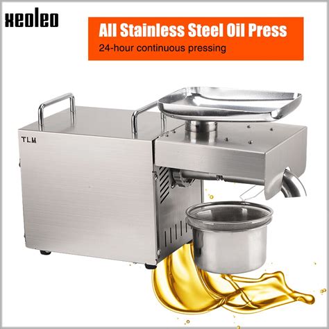Aliexpress Com Buy Xeoleo W Stainless Steel Oil Presser Home Use Oil Press Machine Peanut