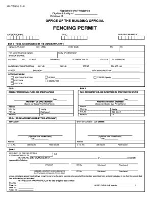 Building Permit Sample - Fill Online, Printable, Fillable, Blank