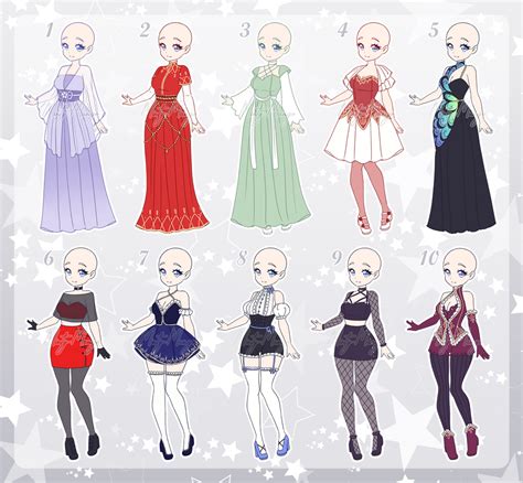 Ych Outfit Adoptable Batch 13 Open By Minty Mango On Deviantart