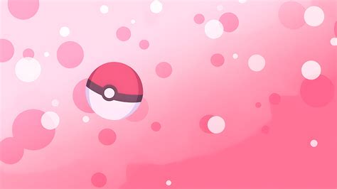 Pokemon Pokeball Pink Fondo De Escritorio Pokemon Wallpaper 4k