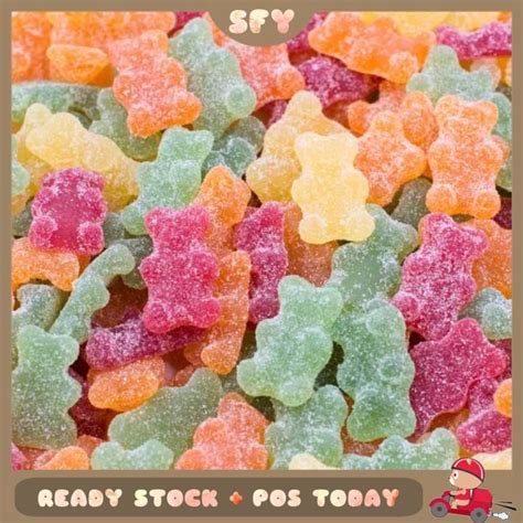 Halal 100g Bebeto Sour Bear Gummy Candy Gula Jelly Sweet Candy Gummy