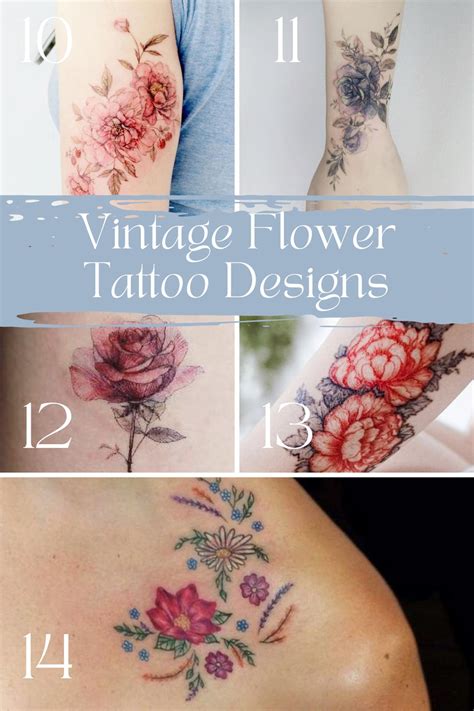 Share 77 Vintage Flower Tattoos Best Ineteachers