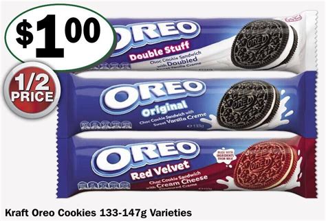 Oreo Kraft Oreo Cookies 133 147g Offer At Friendly Grocer