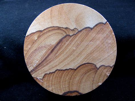 Sandstone Drink Coasters #3 | Indiana9 Fossils