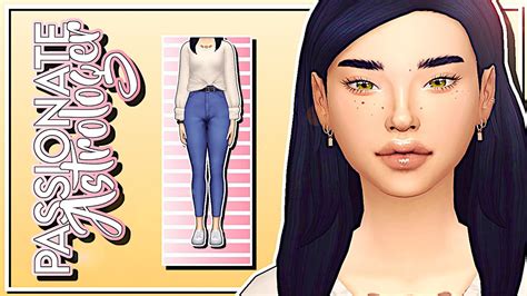The Sims 4 Passionate Astrologer 🪐 Cas And Lookbook Cc Links