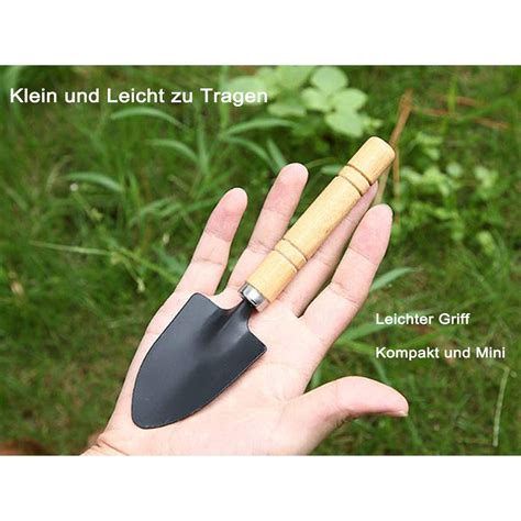 Buy Mini Wooden Handle Iron Garden Tool Set Black Mini Garden Tool