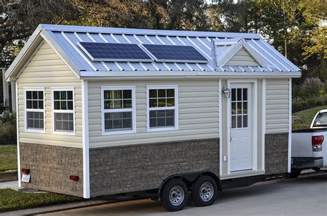 Ready made steel frame mobile tiny house on wheels modern luxury prefabricated prefab trailer house small modular homes for sale. Tiny House Company - Tiny Homes For Sale - - - http ...