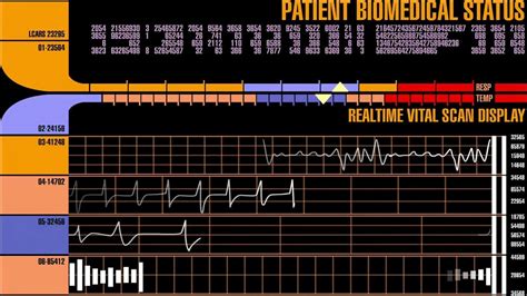 Star Trek Lcars Animations Patient Biomedical Status Youtube