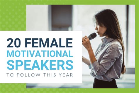 20 female motivational speakers to follow this year