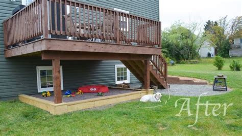 Under Deck Play Area Yard Pinterest Play Areas