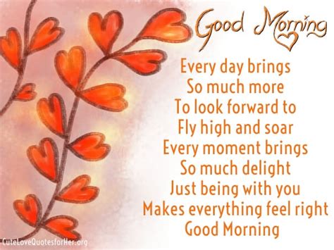 Good morning texts for her to remind her of your love. 30 Beautiful Good Morning Love Poems for Her and Him