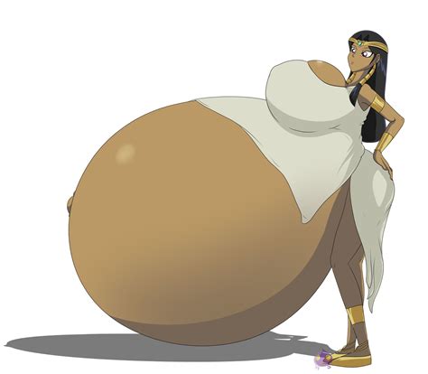 Rule 34 Belly Big Belly Big Breasts Breasts Dark Skinned Female Dark Skin Egyptian Egyptian