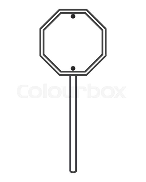 Traffic Sign Icon Stock Vector Colourbox