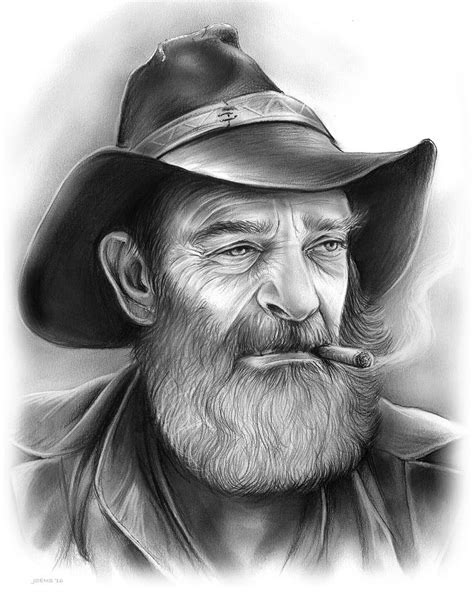 The Cowboy Drawing By Greg Joens Fine Art America