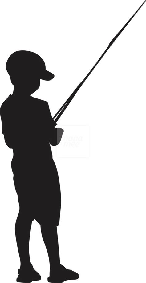 Fishing Silhouette At Getdrawings Free Download