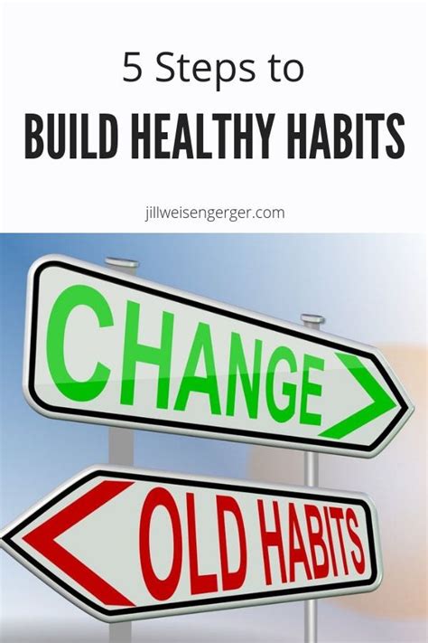 5 Steps To Build Healthy Habits Establishing Long Lasting Healthy