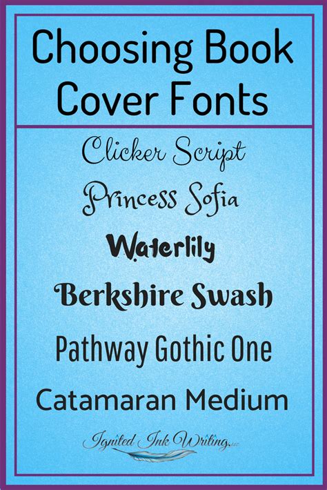How To Choose Powerful Fonts And Titles For Your Book Cover — Read Blog