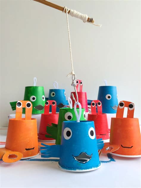 Reel In The Fun With A Diy Paper Cup Fishing Game Handmade Charlotte