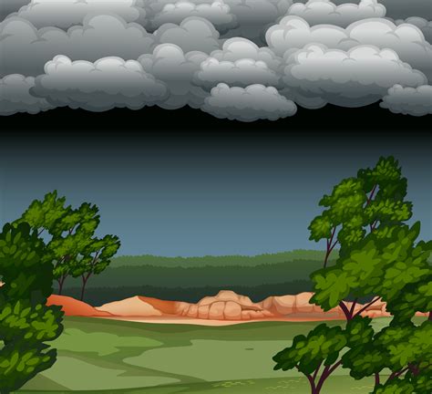 Cloudy Night Nature Landscape 303803 Download Free Vectors Clipart