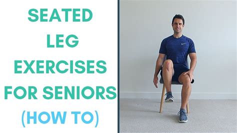 Important Seated Leg Exercises For Seniors 10 Great Exercises More Life Health Youtube