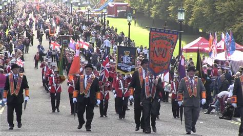 Ulster Covenant Orange Order Parade 2012 Youtube
