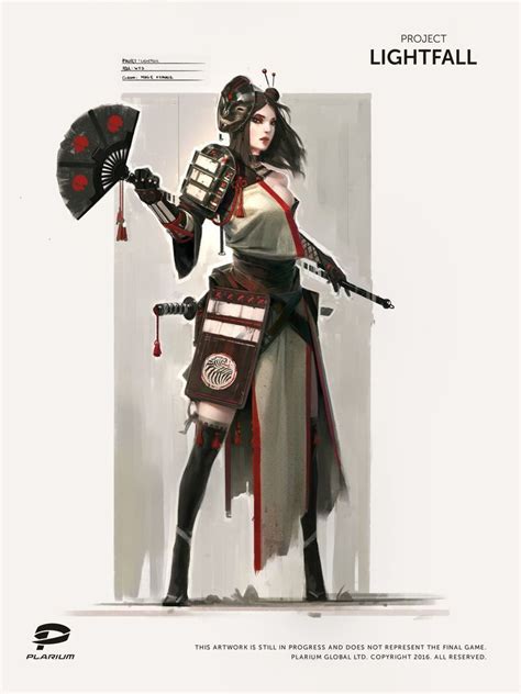 Image Result For Female Samurai Concept Art Female Samurai Female Character Design Concept