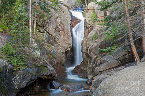 Chasm Falls On Fall River In Rocky Mountain National Park Photograph By