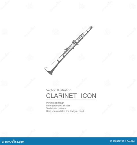 Vector Drawn Clarinet Stock Vector Illustration Of Clarinet 160327737
