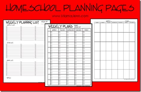 Subscribe to our email list to receive your set of free homeschool planning pages + be notified of new free downloads and special discounts! Free Homeschool Planning Pages | Free Homeschool Deals