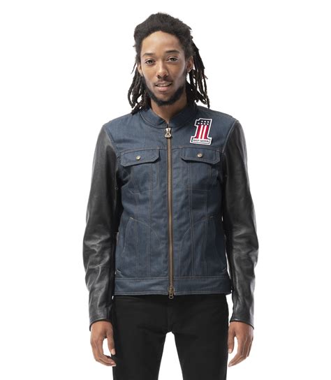 Harley davidson womens coated denim riding jacket women. 98122-20EM Harley-Davidson Arterial Denim Riding Jacket at ...