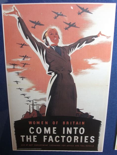 Wwii Come Into The Factories Propaganda Poster 1940s Love The