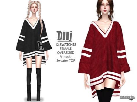 Sims 4 Oversized Hoodie