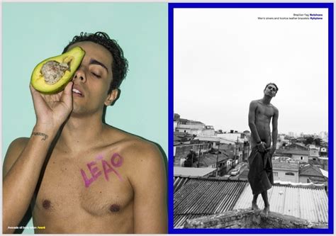 Revista gay italiana divulga capa de ensaio nu de Gabriel Leão Guia Gay Floripa