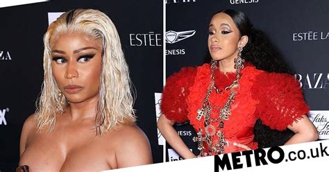 Cardi B And Nicki Minaj Fight A Timeline Of The Rappers Feud Metro News