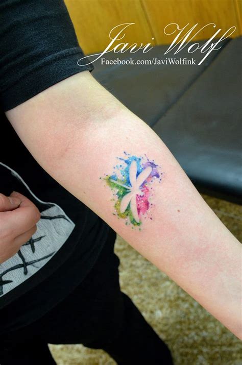 Small tattoos can have a lot of meaning. Top 15 Beauty Small-Size Watercolor Tattoos - Daily Cute ...