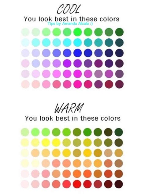 ️ Do You Have A Warm Or Cool Skin Tone These Colors Work Best For Your