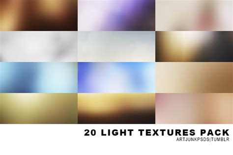 20 Light Texture Pack By Artjunkpsds By Art Psds Junk On Deviantart Texture Packs Light