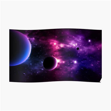Best Galaxy Background Cosmic Poster By Nbeauty Redbubble