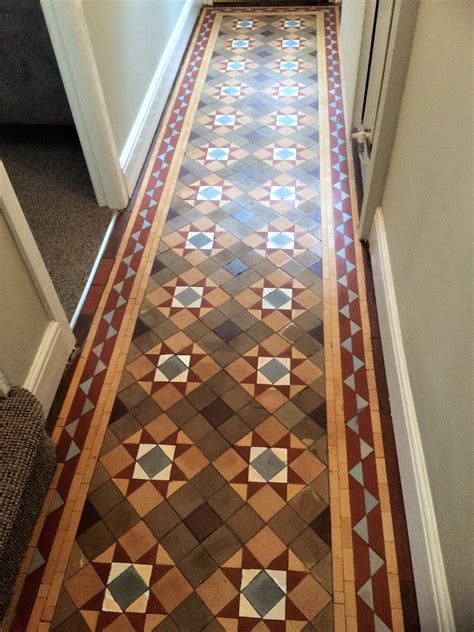 Victorian Tiled Hallway Floor Renovated For A Property Investor In
