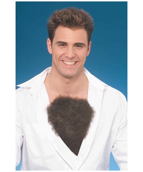 hairy chest costume accessory