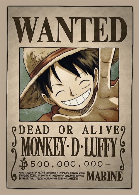 One Piece Wanted Poster Koreagros