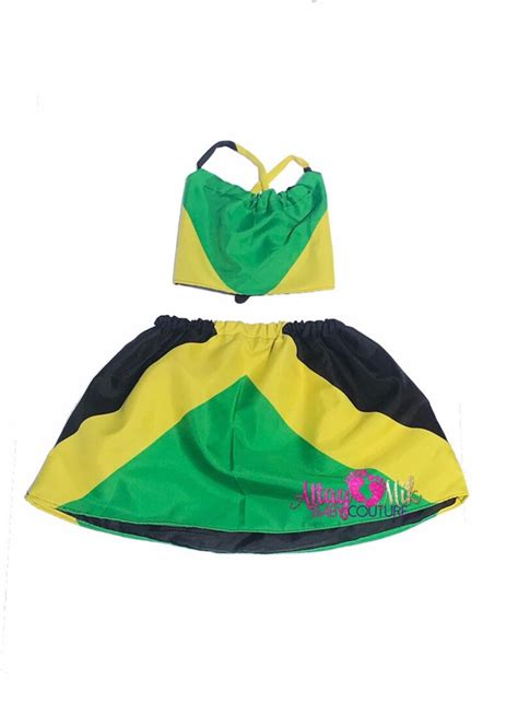 Jamaica Clothing Baby Ethnic Jamaican Skirt Big Hair Baby Etsy